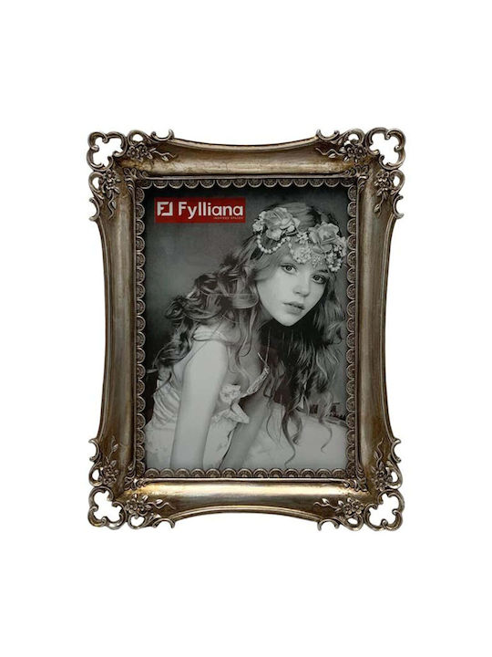 Fylliana Polyresin Photo Frame with Gray Frame