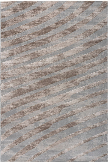 Beauty Home Σετ Μοντέρνα Χαλιά Κρεβατοκάμαρας Beige Grey BH390693 3τμχ