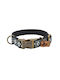 Hundehalsband Tribal Urban Verstellbares Stoffhalsband Bailu XSklein 22 34cm Breite 2cm Galazio