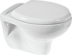 Vitruvit Wandhängende Toilette mit Spülung Weiße