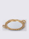 Plastic Decorative Tray with Mirror 38x24x2cm 2pcs