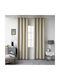Beauty Home Κουρτίνα Συσκότισης με Τρουκς Μπεζ 140x270εκ.