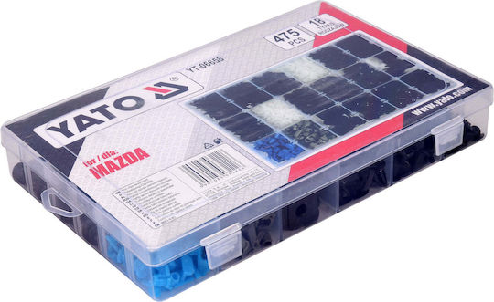 Yato Cases Car Clips 475 Pieces YT-06658 Mazda