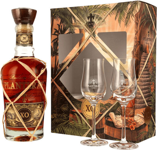 Planteray Xo 20th Anniversary +2 Glasses 700ml