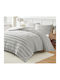 Liolios Home Комбинирано одеяло Кингсайз 260x240бр Volcano Lt Grey