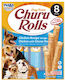 Inaba Dog Treat Tube Shape with Chicken and Cheese 12gr 8pcs