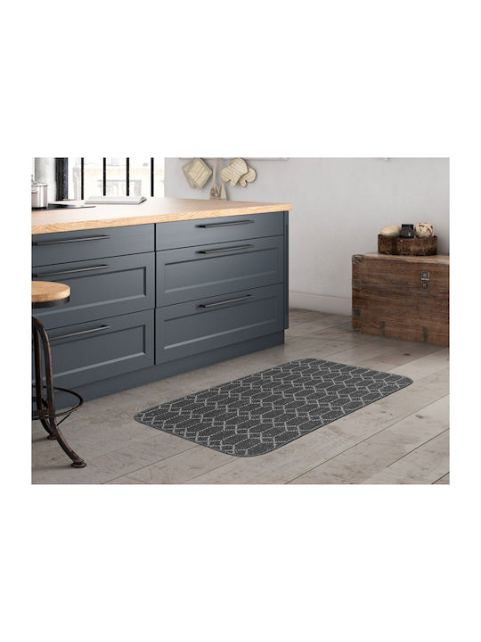 Nikotex Carpets Non-Slip Kitchen Runner Mat Belmont Grey-Sugar 67x150