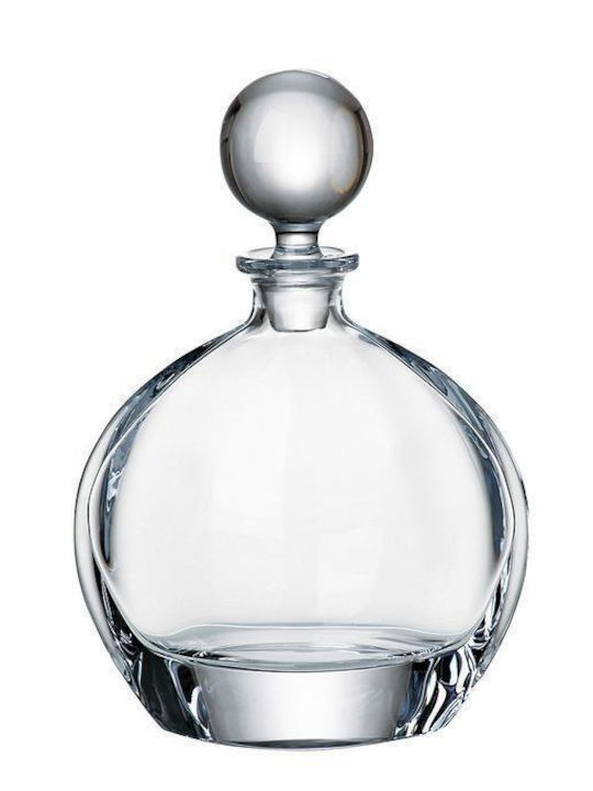 Crystal Bohemia Κρυστάλλινη Καράφα Σερβιρίσματος Ουίσκι με Πώμα