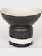 Decorative Bowl Black 18x18x15.5cm