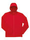 Winter Jacket Softshell Waterproof and Windproof Red