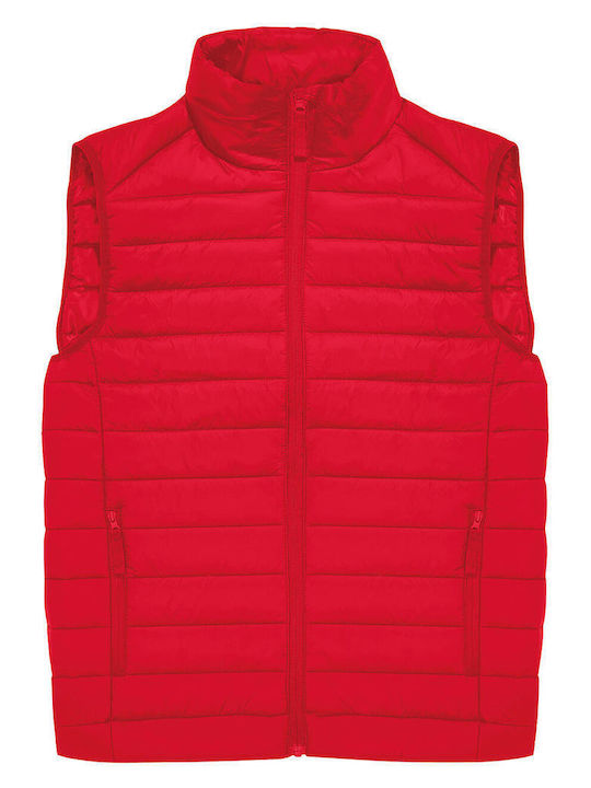B&C Ärmellos Jacke Red