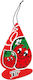 Autoline Car Air Freshener Tab Pendand Fresh Smile Strawberry
