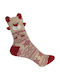 Gift-Me Women's Christmas Socks Beige