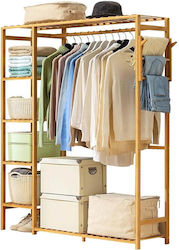 Next Nextdeco Floor Garment Rack made of Bamboo Beige 145cm