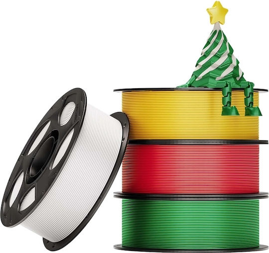 Anycubic PLA 3D Drucker Filament 3.0mm Weihnachten 2,16kg 4τμχ Spule