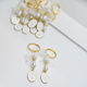 Afitechno Christening Charm Keychain White 50 Pieces A139