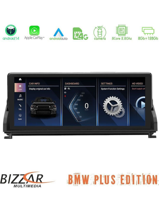 Bizzar Car Audio System for BMW Z4 2009 2016 (Bluetooth/USB/WiFi/GPS/Apple-Carplay/Android-Auto/CD) with Touch Screen 10.25"