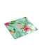 Wandsticker & Wandgemälde Glasoberfläche Küche Gehärtetes Glas Hawaiianische Blumen 2x30x52 cm