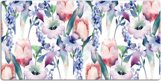 Protecție Suprafață Stație de Lucru Buchet de Flori de Primăvară 90x45 Cm