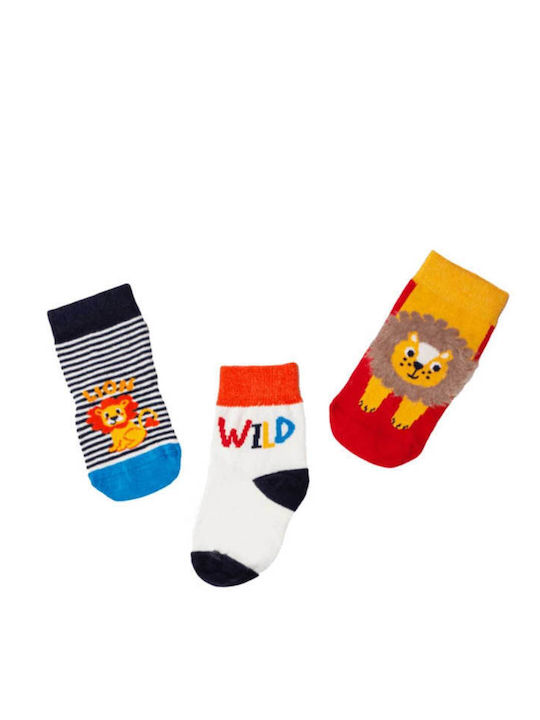 Vtex Socks Παιδικές Κάλτσες Πολύχρωμες 3 Ζευγάρια
