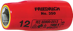 Friedrich Nuss mit Vierkant-Antrieb 1/2" Durchmesser 22mm 1Stück Friedrich Nuss mit Vierkant-Antrieb 1/2" Durchmesser 22mm 1Stück