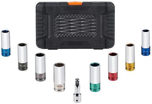 Căpăcel Pneumatic - Pneumatic Priza cu Patrat de Prindere 1/2", 3/4" Diametru 17 / 19 / 21 / 22 / 1/2" / 65 1buc
