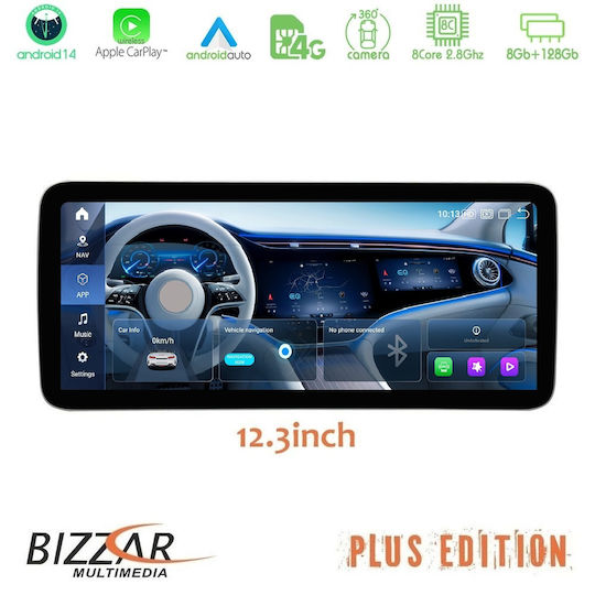 Bizzar Ηχοσύστημα Αυτοκινήτου για Mercedes-Benz CLA Class / GLA / A Class / G Class 2015-2019 (Bluetooth/USB/AUX/WiFi/GPS/Apple-Carplay/Android-Auto/CD) με Οθόνη Αφής 12.3"