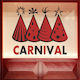 Karneval Anzeige Hüte 70x80cm