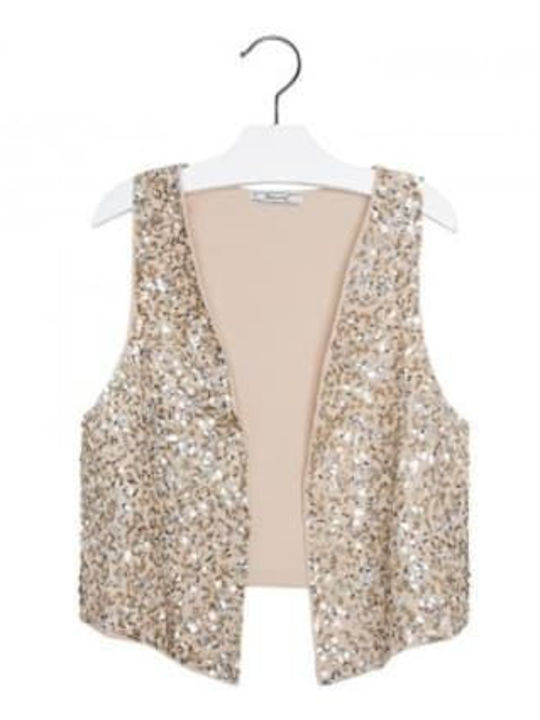 Kids Vest Beige