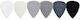 12 Picks Fire&stone Nylon 0.38mm White 523.881