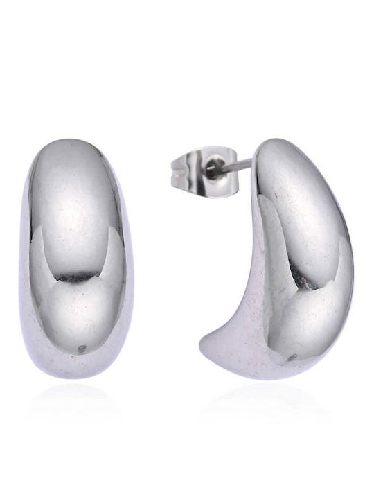 Asimi Body Piercing Σκουλαρίκια από Ατσάλι με Πέτρες
