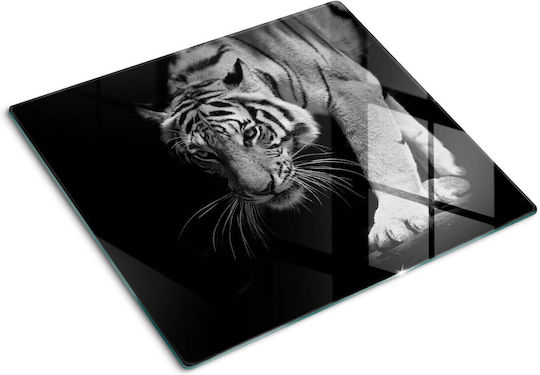 Schneidebrett Aus Sicherheitsglas Tiger 60x52 Cm
