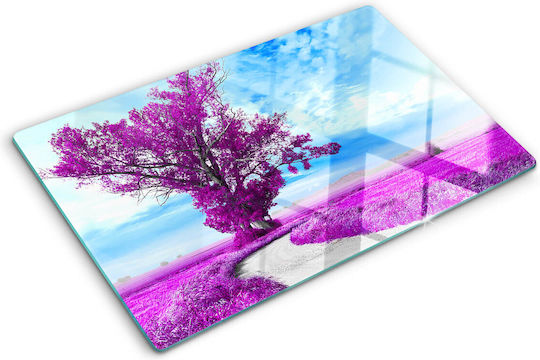 Suprafață De Tăiere Din Sticlă Pentru Uz Zilnic Copac Potecă 80x52 Cm