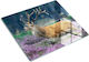 Glas Schneidebretter Design Druck Hirsch in Lavendel 60x52 cm