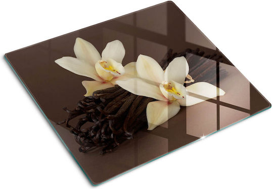 Protecție Pentru Blat Sticlă Călită Capsulă Vanilie 60x52 Cm