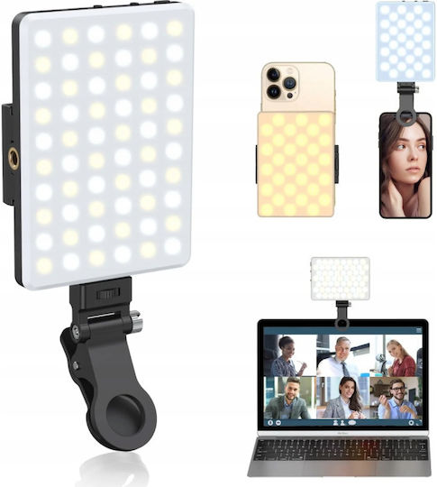 Roza F06 RGB Selfie Light LED MagSafe 40 LED – Ring Light for Mobile Laptop Vlogging TikTok Selfie Makeup