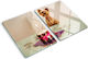 Robustes Dekoratives Glas Schneidebrett Küchen Hund Kuchen 2x40x52 cm