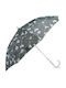 La Millou Kids Umbrella Curved Handle Gray with Diameter 65cm