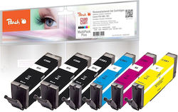Peach PI100-151 Συμβατό Πακέτο Canon PI-5/CLI-8 Πολλαπλό (Color)
