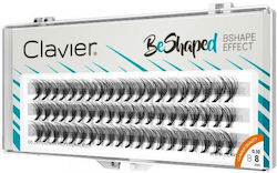 Clavier Beshaped Silk Eyelash Clusters Curl B 10d 8mm Clavier Beshaped Silk Eyelash Clusters Curl B 10d 8mm