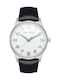 Paul Lorens Men's Watch 41mm Battery with Black Leather Strap