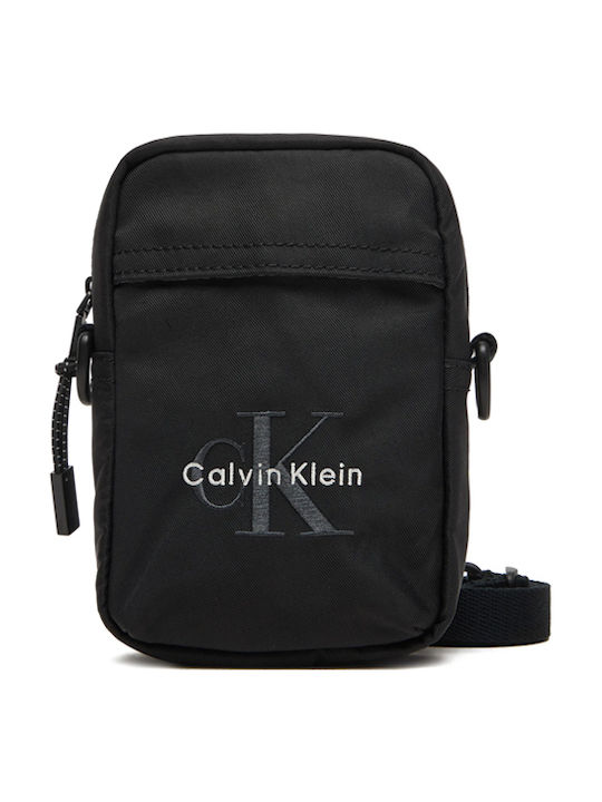 Calvin Klein Reporter Herrentasche Schulter / Crossbody Schwarz