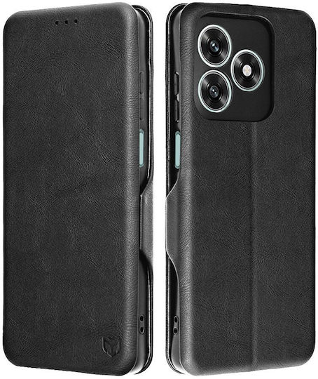 Techsuit Plus Wallet Silicone Black (Honor X5C Plus)