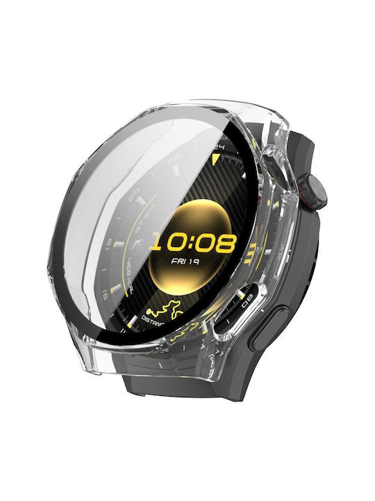 Силиконов Калъф със Стъкло в Прозрачен цвят за Huawei Watch GT 6 Pro