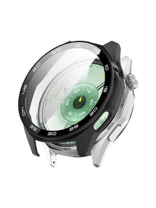 Carcasă de Plastic cu Sticlă în culoarea Negru pentru Huawei Watch GT 6 46mm Carcasă de Plastic cu Sticlă în culoarea Negru pentru Huawei Watch GT 6 46mm