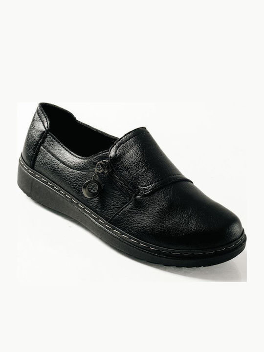 The Shoemart Γυναικεία Loafers σε Μαύρο Χρώμα