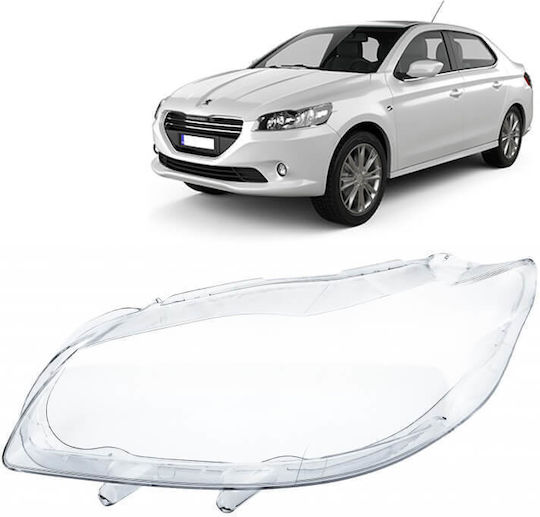 Headlight Crystal Left Peugeot 301 12-17 1 Piece