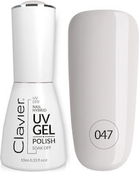 Clavier Gel Nail Polish 047 Shy Grey 8ml