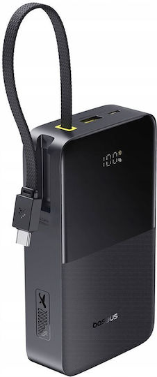 Baseus EnerFill Bipow2 Pro Power Bank 20000mAh 22.5W με Θύρα USB-A και Θύρα USB-C Cosmic Black