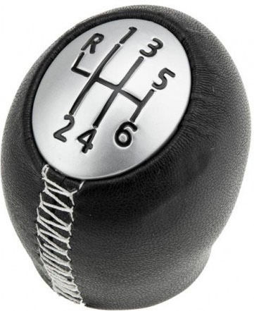 Shift Knob Lever Renault Clio 05-14 Megane 02-16 Scenic 03-15 Trafic 01-15 Dacia Duster 10-17 6 Speeds Black Chrome Gk3221